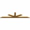 Ekena Millwork Saratoga Rough Sawn Timber Gable Bracket, Western Red Cedar, 84"W x 21"H x 2"D x 4"F, 6/12 Pitch GBW084X21X0204SAR00RWR - alternate 2